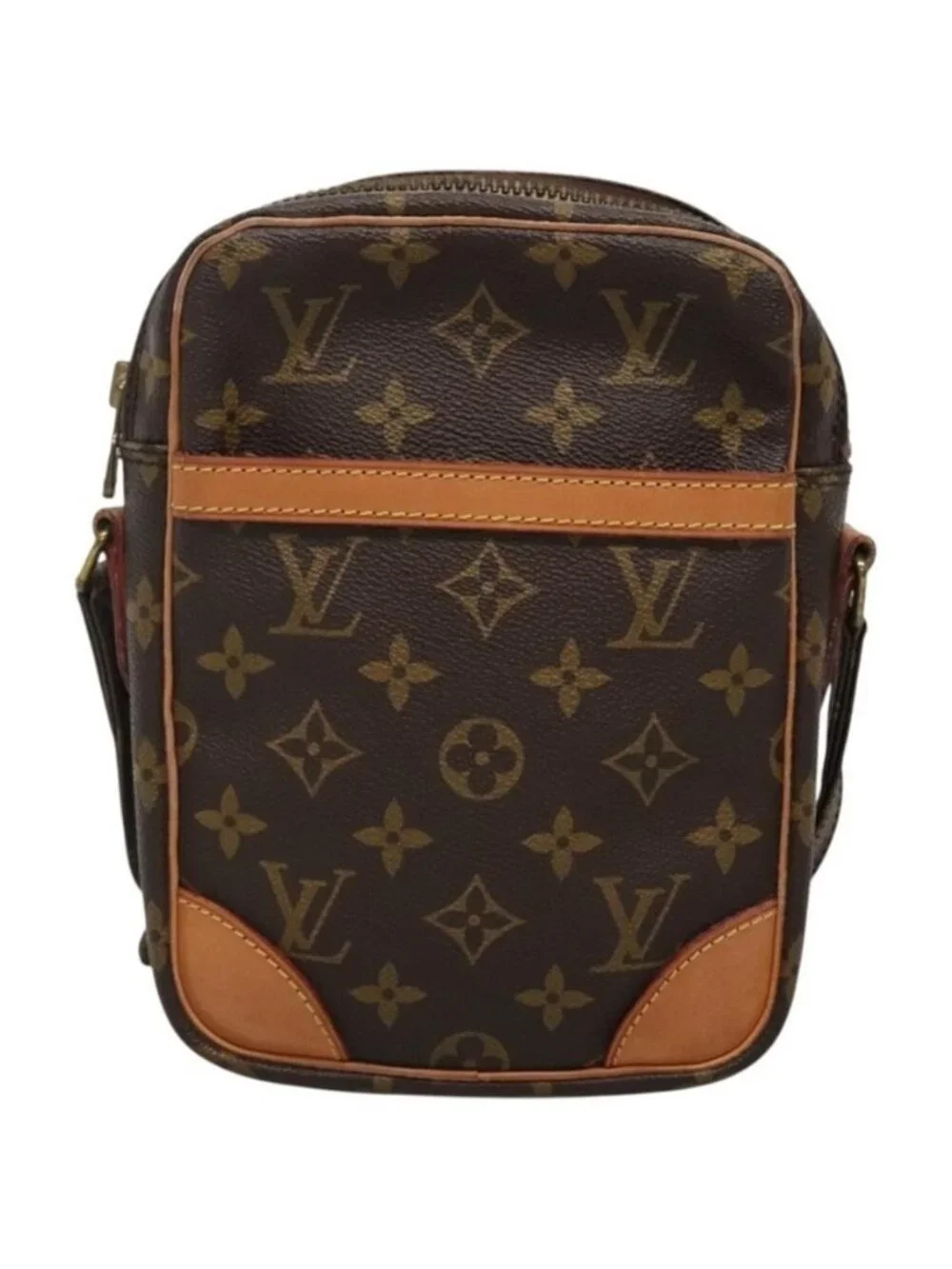 Authentic LOUIS VUITTON Monogram Danube Shoulder Bag M45266 LV